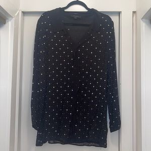All Saints Shalien Star Blouse. Size Large.